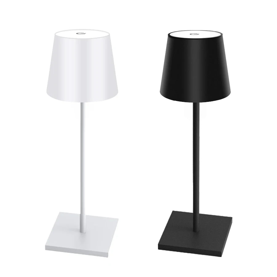 Rechargeable LED Table Lamp with Touch Control Dimmable Lighting - Smarsty