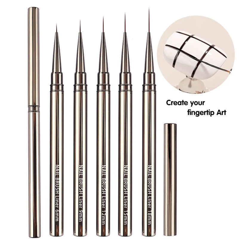 Professional Nail Art Liner Brushes for Precision Designs - Smarsty