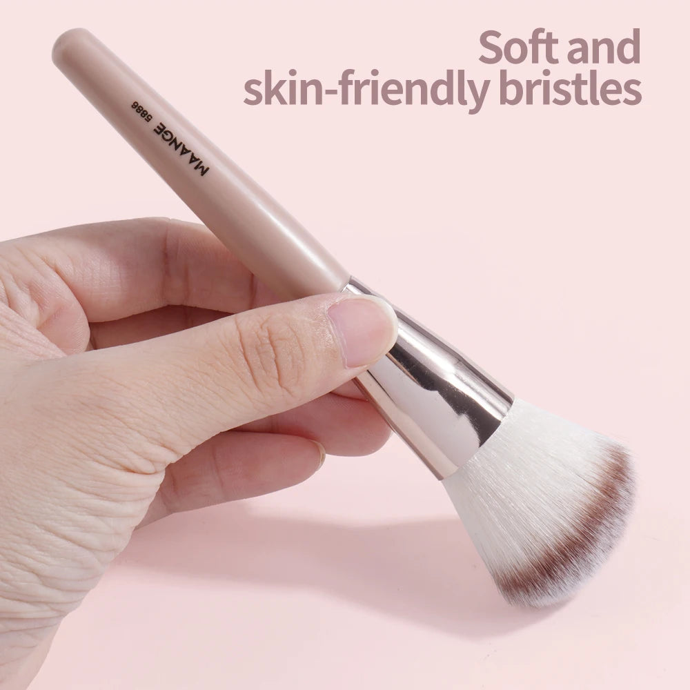 Maange 9 Piece Makeup Brush Set for Flawless Application - Smarsty