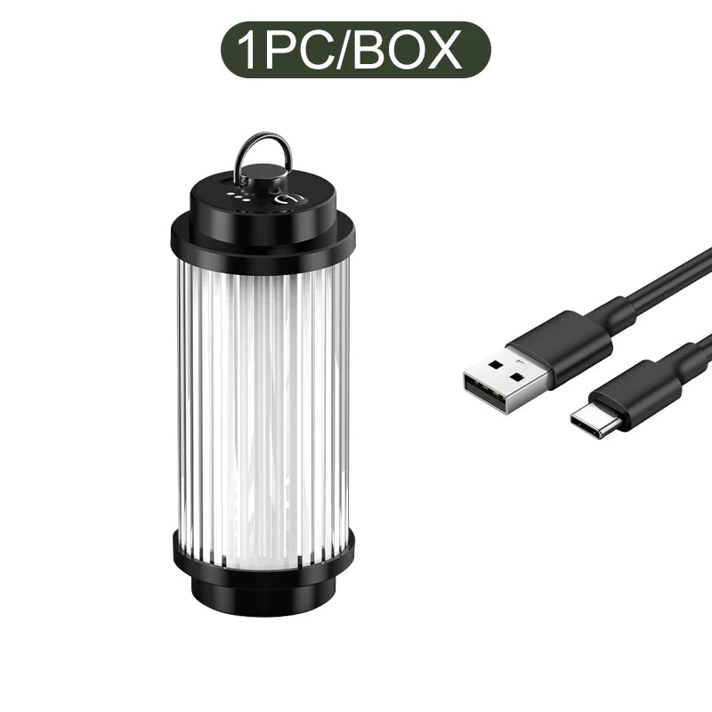 Outdoor camping tools camping lights 5 kinds of lights adjustable ceiling can be connected with the bracket TYPE-C charging. by Smarsty
