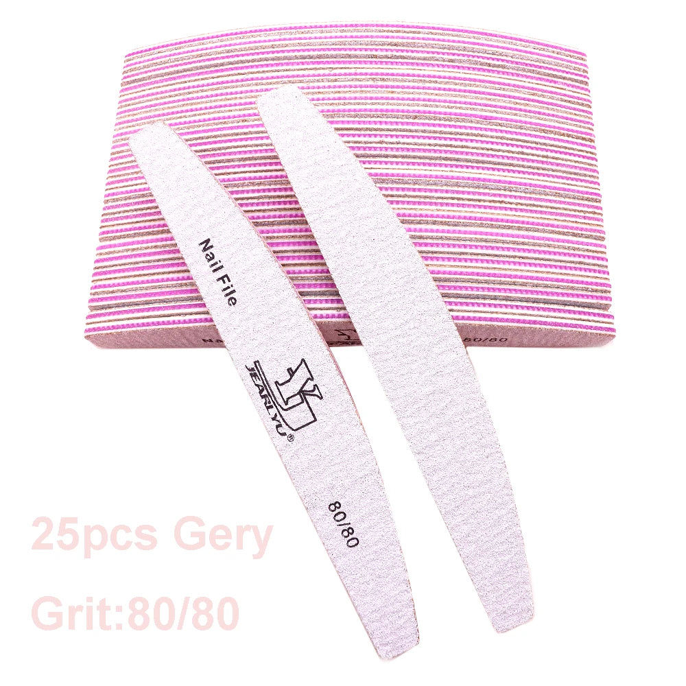 Professional Nail File Set with 5 Colors and Multiple Grits - Smarsty