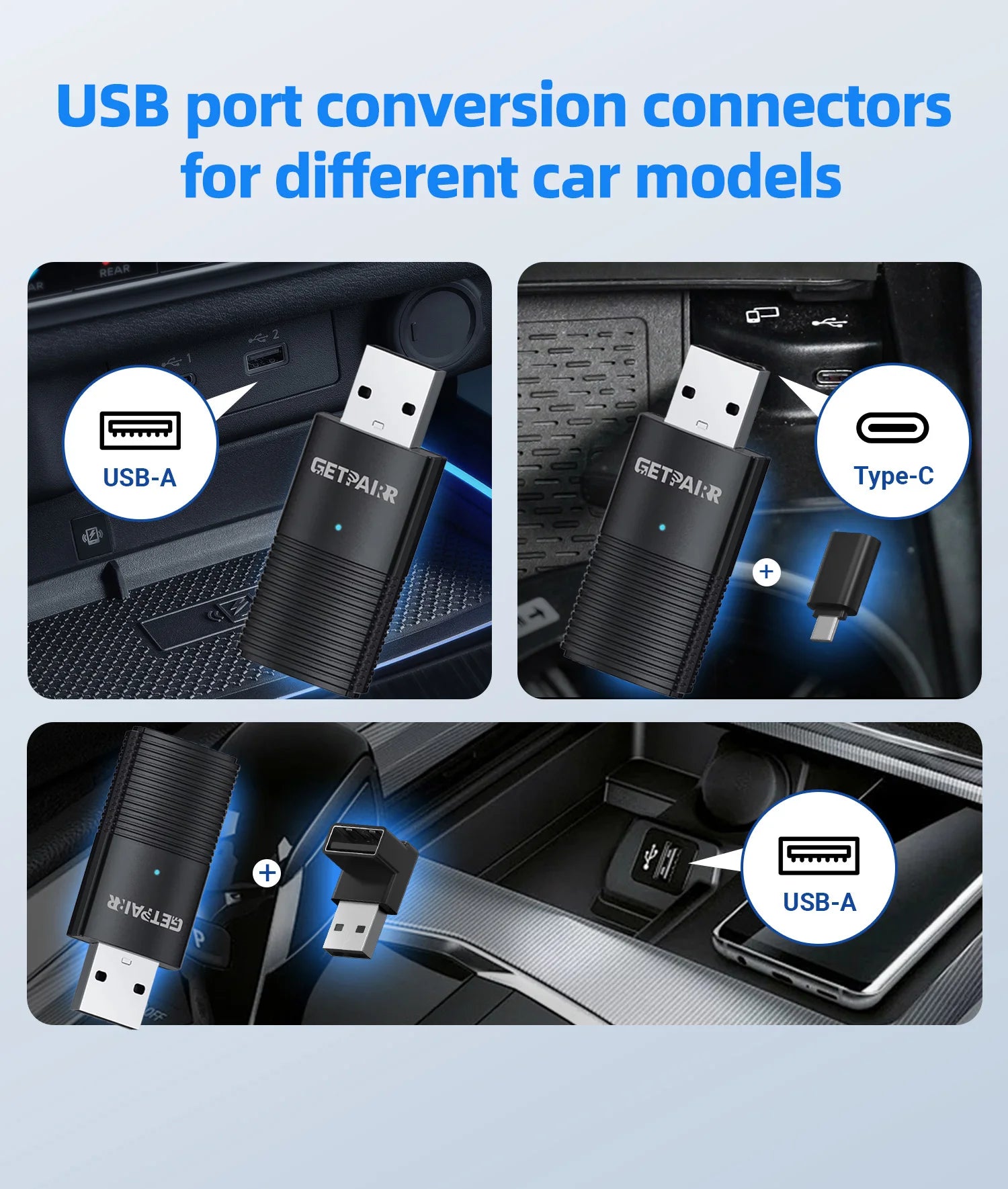 Wireless CarPlay Dongle Plug And Play For Android Auto - Smarsty