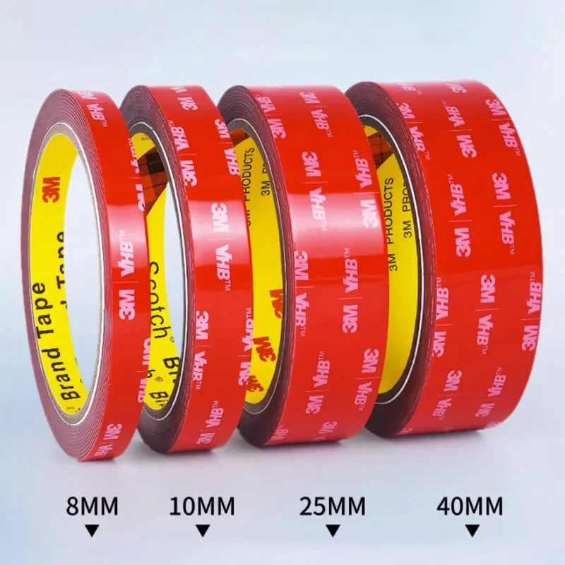 3M VHB double-sided adhesive stickers strong adhesive sponge tape car car VHB waterproof non-marking high viscosity fixed wall. - Smarsty