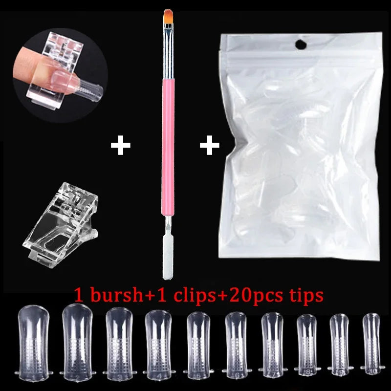 Acrylic Nail Tips Kit for Quick DIY Manicures - Smarsty