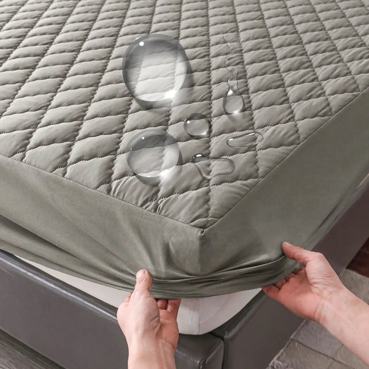 Waterproof Mattress Protector with Anti Dust Mite Feature - Smarsty