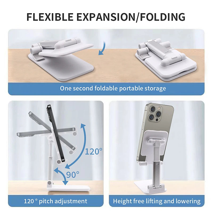 Desktop Phone Holder Stand Tablet Lazy Mount Tablet Flexible Adjustable Live Lazy Bracket For iPhone 17 16 15 14 Samsung Xiaomi - Smarsty