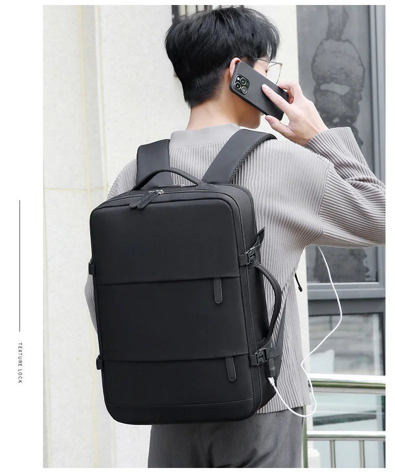 2025Men Women's Bag Large Capacity Journey Multifunction Backpack With Shoe Storage Multilayer Dry And Wet Separation Waterproof