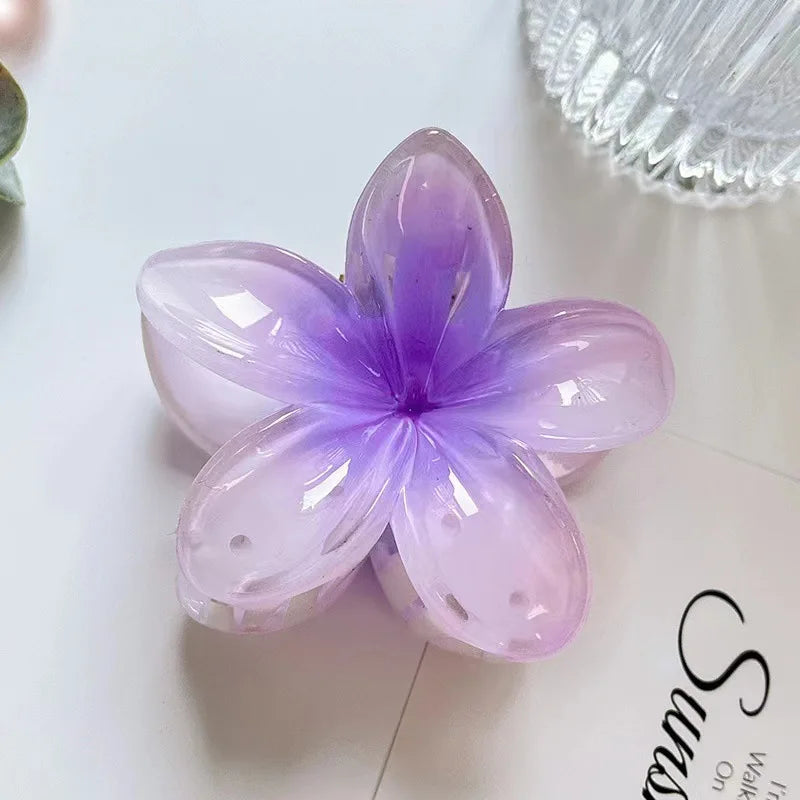 Gradient Flower Hair Clips Set for Beach Styles - Smarsty