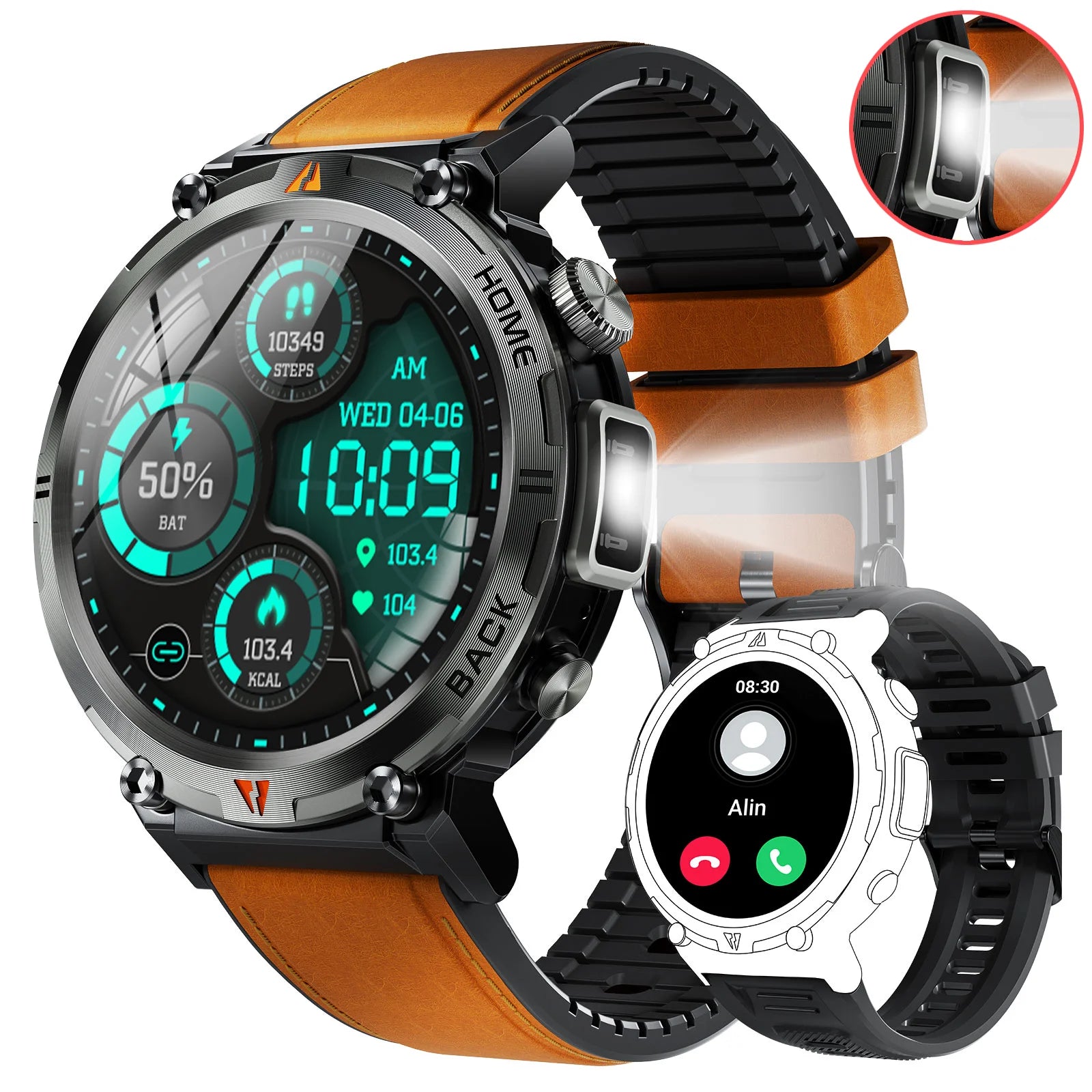 EIGIIS KE3 Smart Watch Bluetooth Call Waterproof Health Monitor - Smarsty