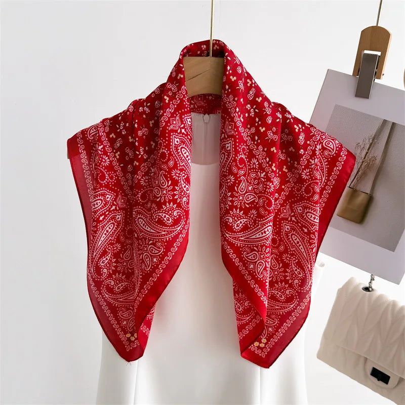 Luxury Silk Horse Print Scarf for Women - Smarsty
