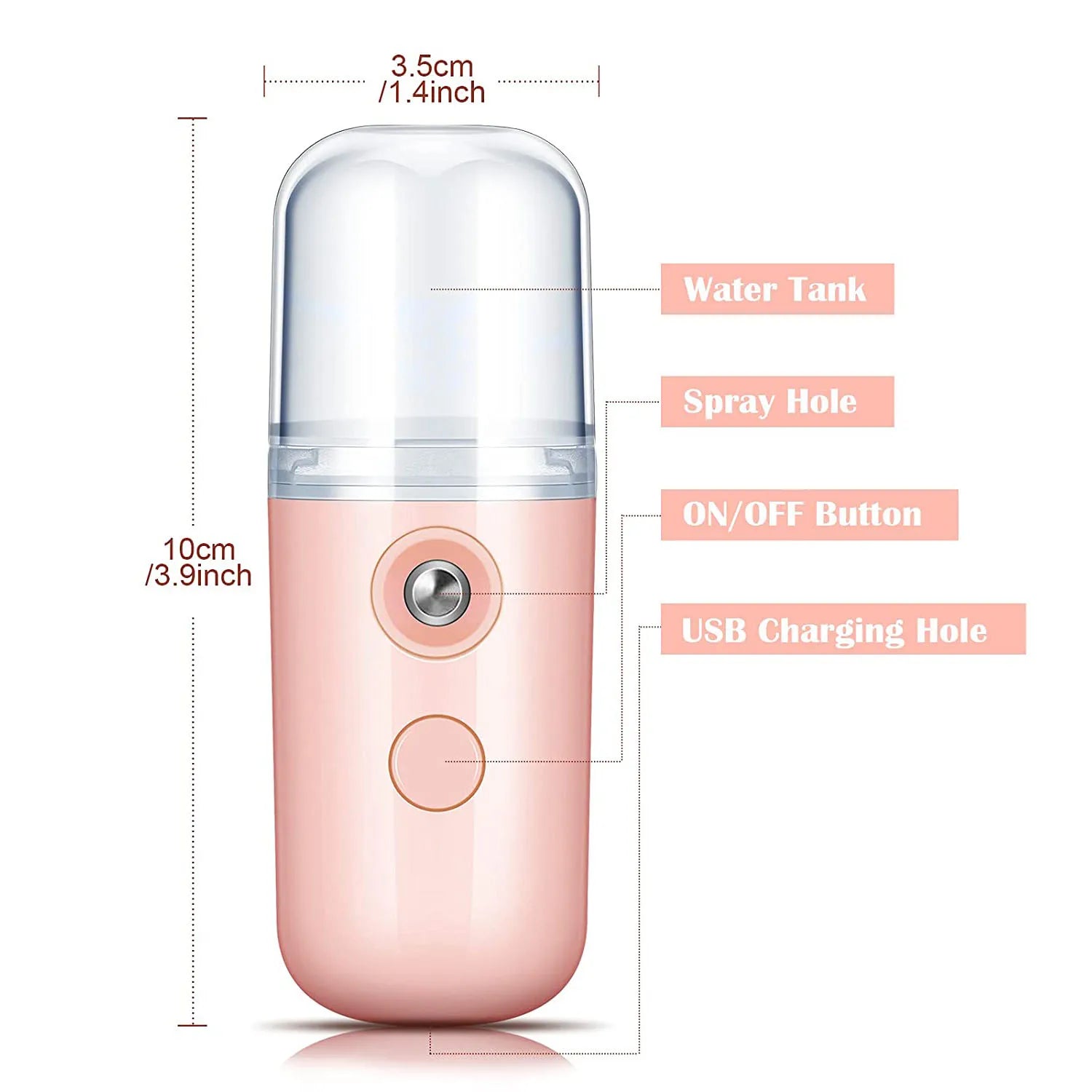 Portable Mini Facial Steamer for Deep Skin Hydration - Smarsty
