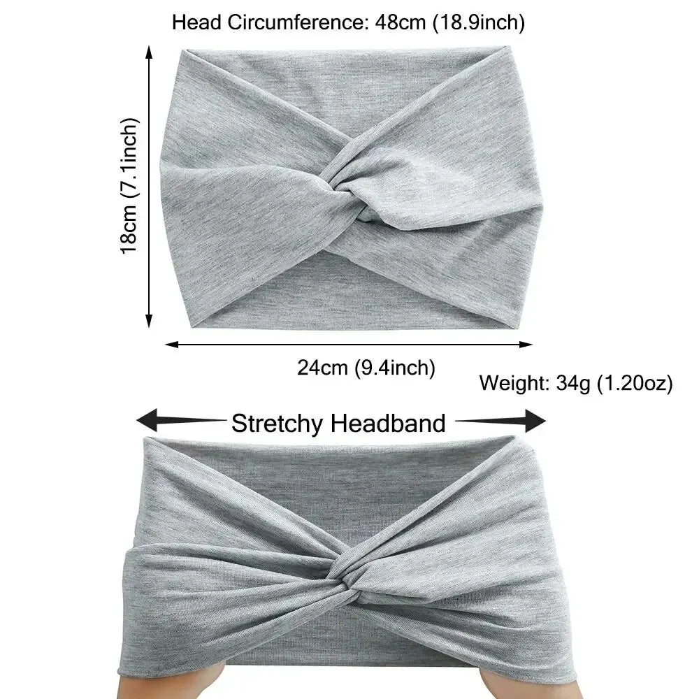 Extra Large Twisted Wide Headband For Women Comfort - Smarsty