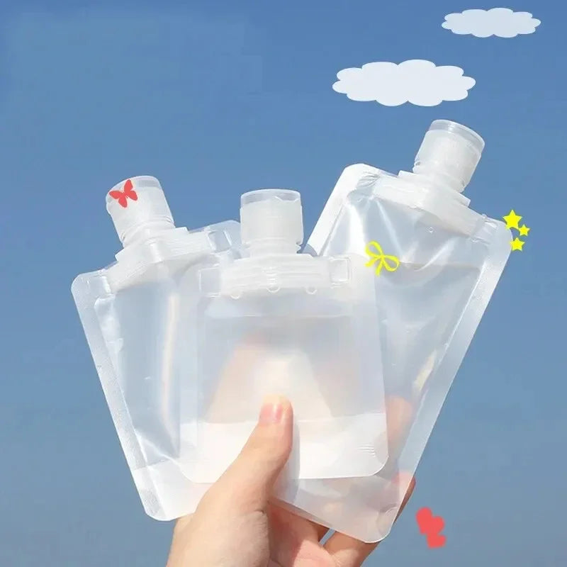 Travel Size Leak Proof Squeeze Pouches for Cosmetics - Smarsty
