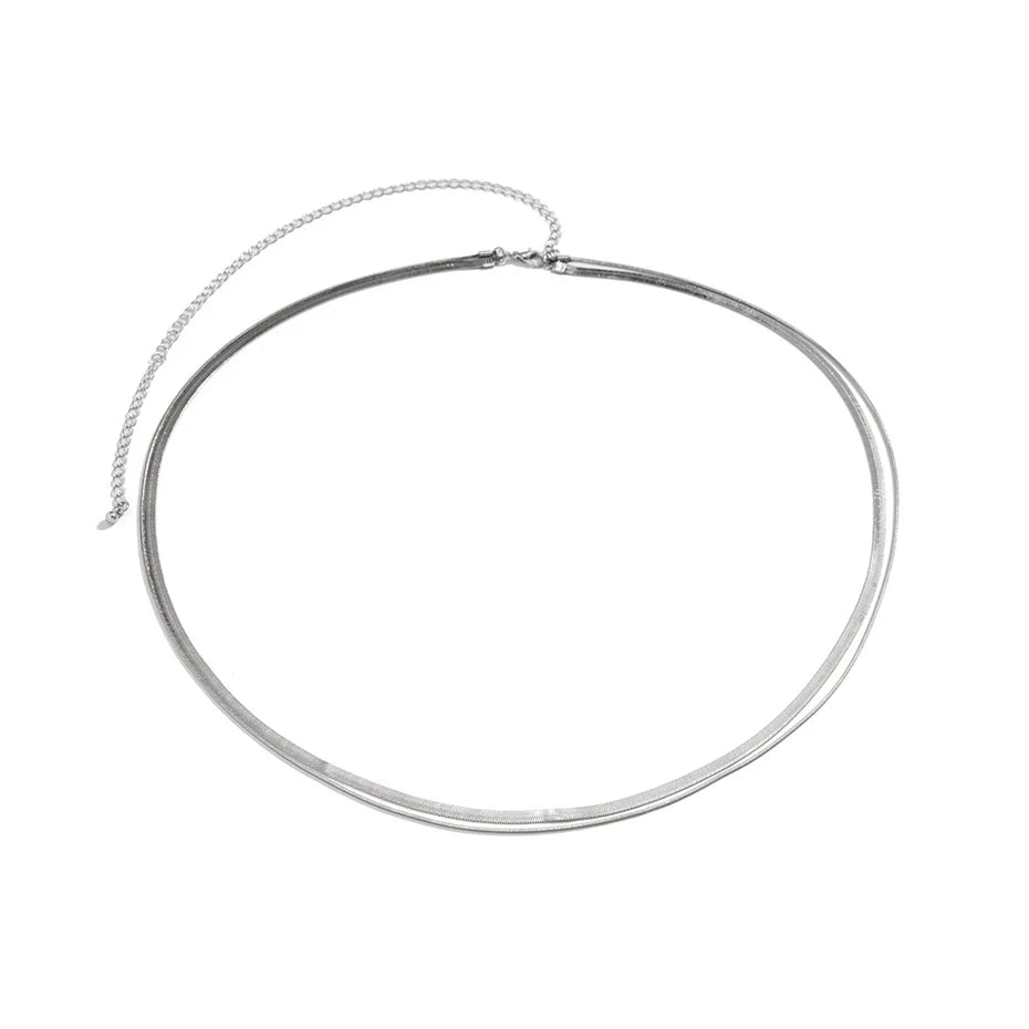 Ingemark Sexy Flat Snake Chain Waist Belt for Women - Smarsty