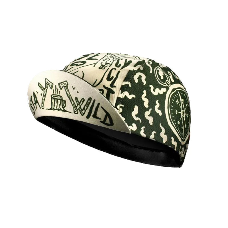 Classic Retro SweetMatt Classic Retro Beer Coffee Ice Cream Cartoon Polyester Cycling Caps Bicycle Quick Dry Sports Hats Summer