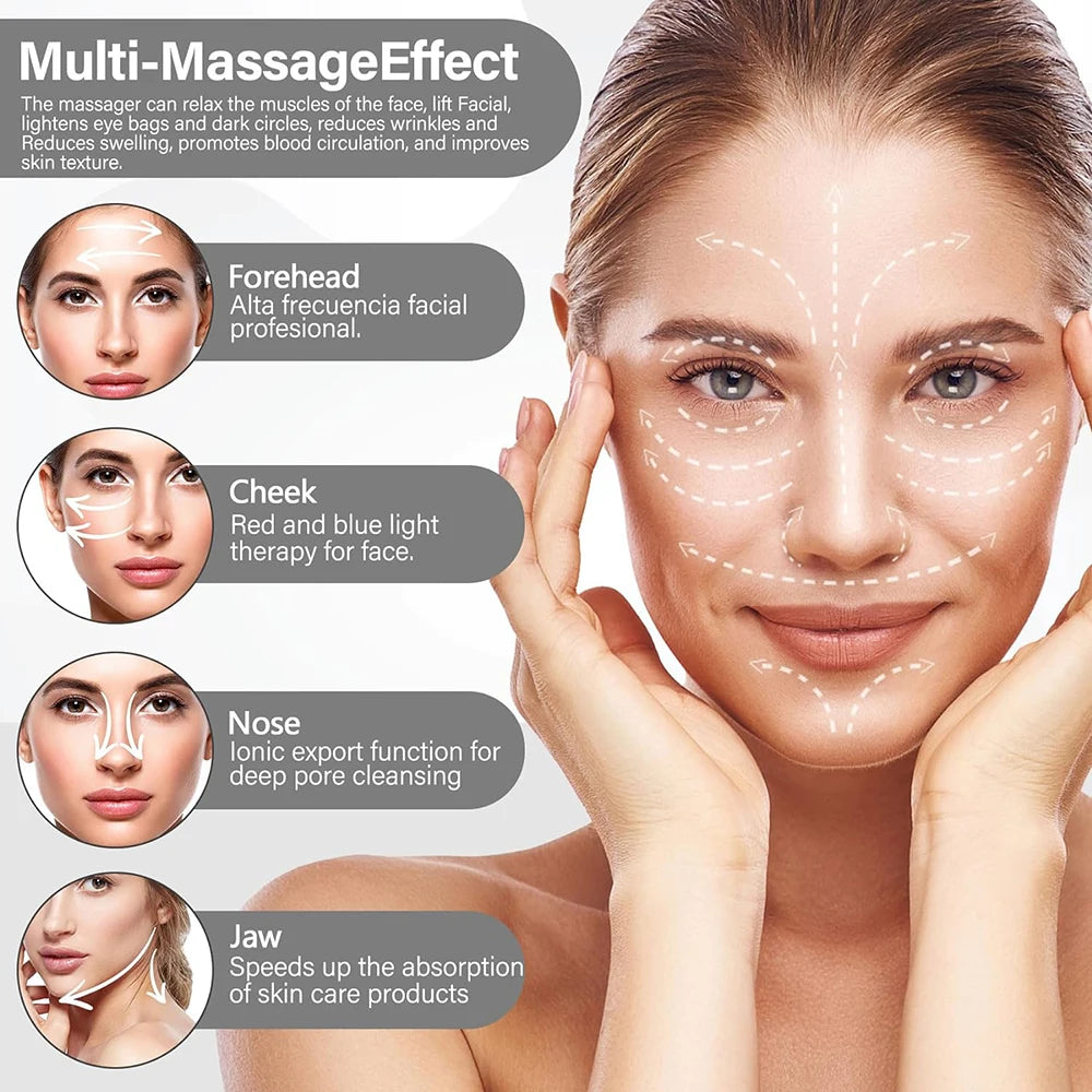 4D EMS Face Massager Roller for Lifting and Anti-Aging - Smarsty