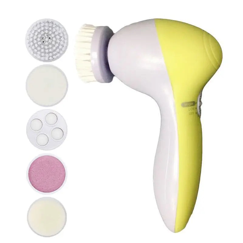5 in 1 Electric Facial Cleaner with Vibration Massage - Smarsty