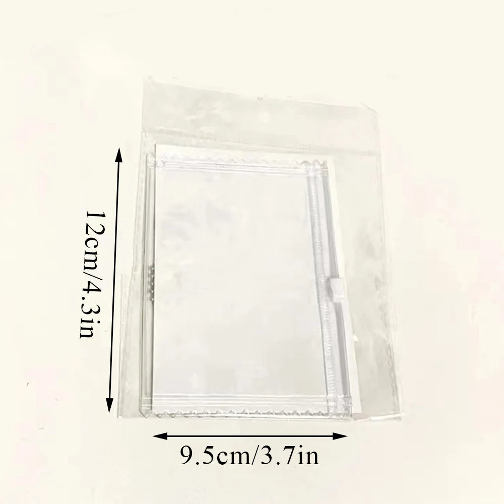 INS Transparent Candy Bag Badge Holder Korean Photocard Holder Display Bag Pendant Idol Photo Card Protective Cover Card Holder
