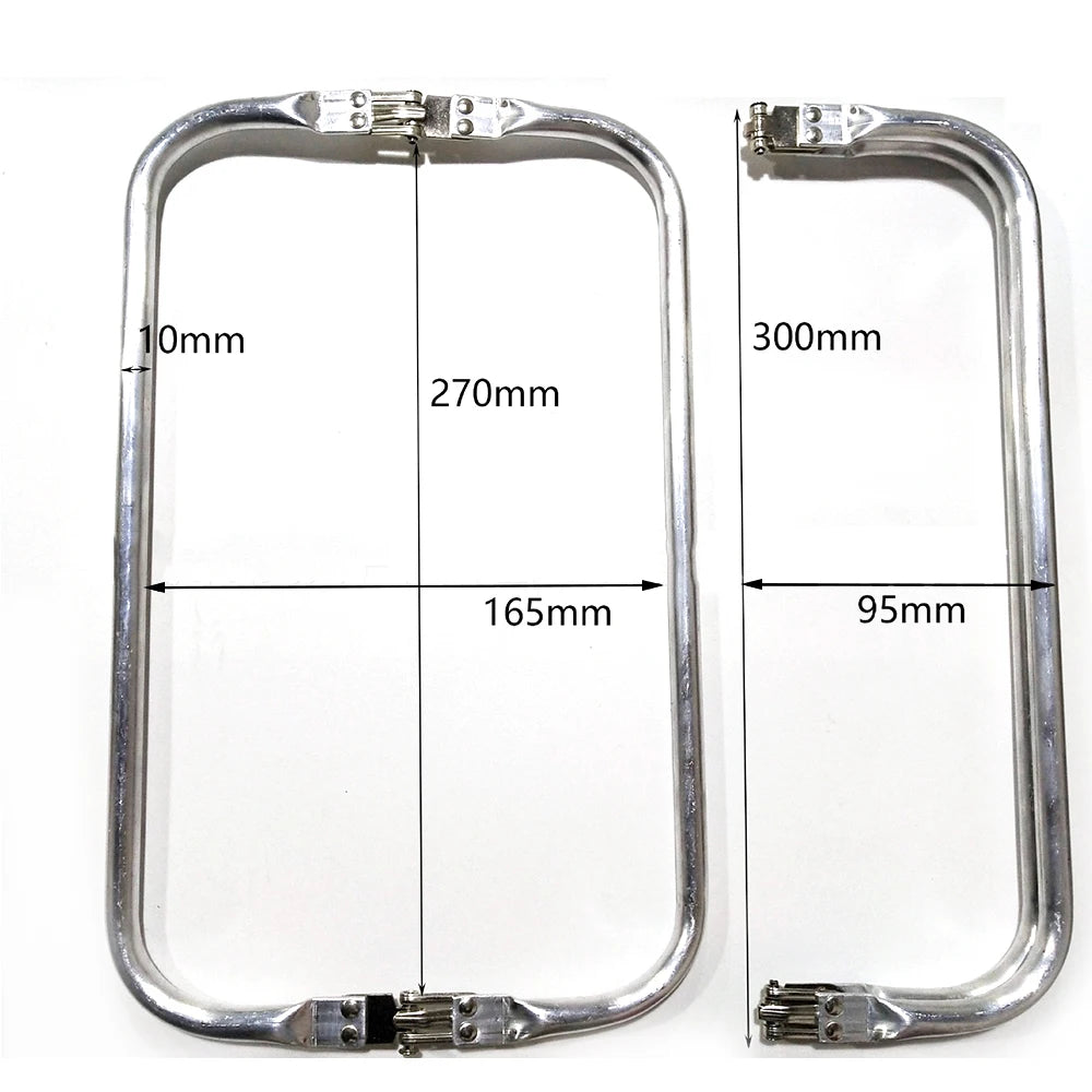 DIY Metal Purse Frame Handle Kiss Clasp Lock For Bag Sewing Craft Tailor Accessories Bag Frame For Purse Backpack Bags Parts