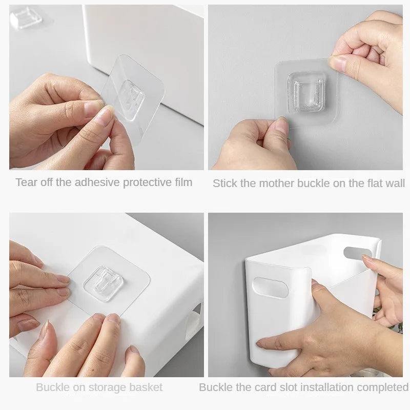 Non Perforated Cling Film Rack for Kitchen Organization - Smarsty