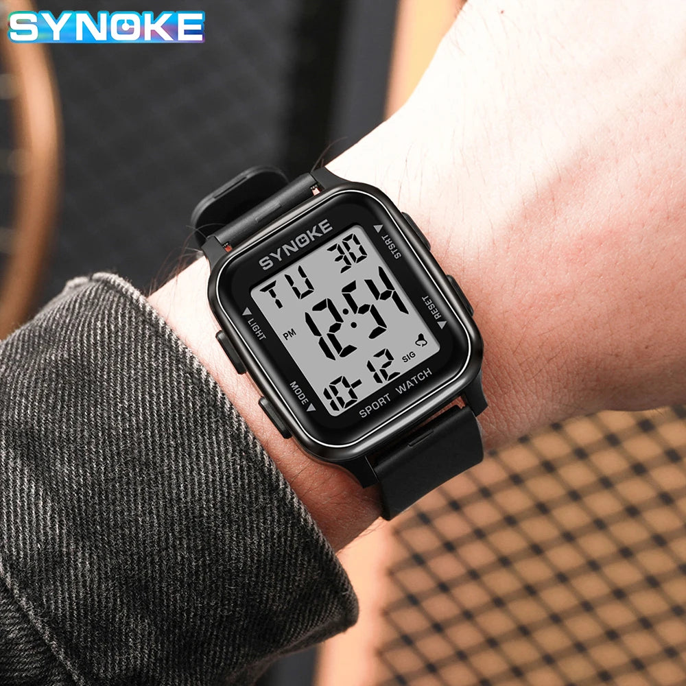 SYNOKE Waterproof Military Digital Watch for Men - Smarsty