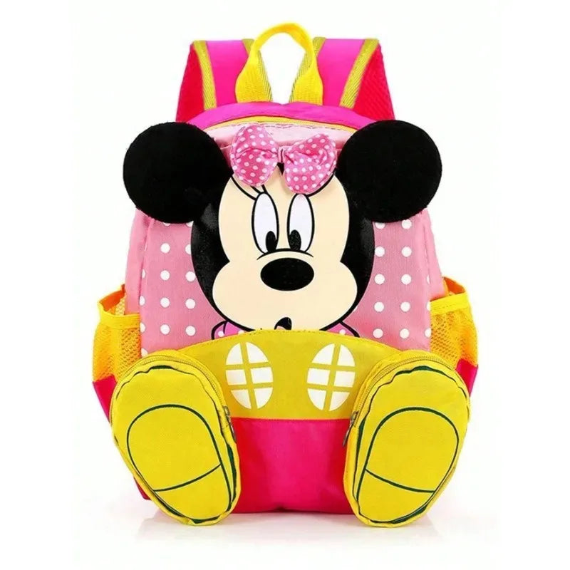Cute Mickey Mouse Kids Backpack With Spine Protector - Smarsty