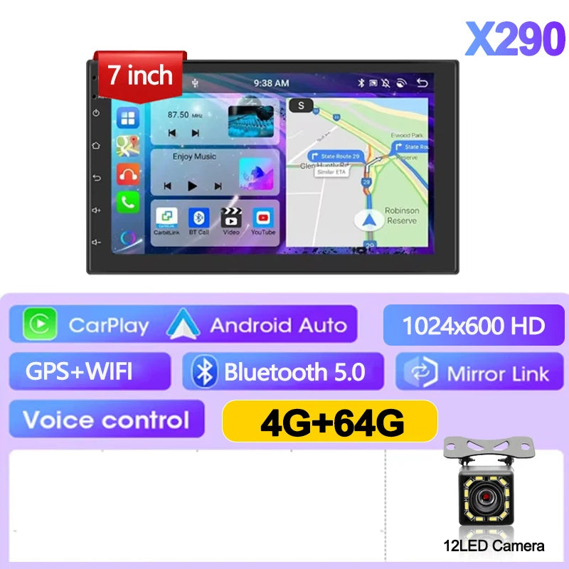 Universal Android 13 Car Stereo Seven Inch GPS Navigation - Smarsty