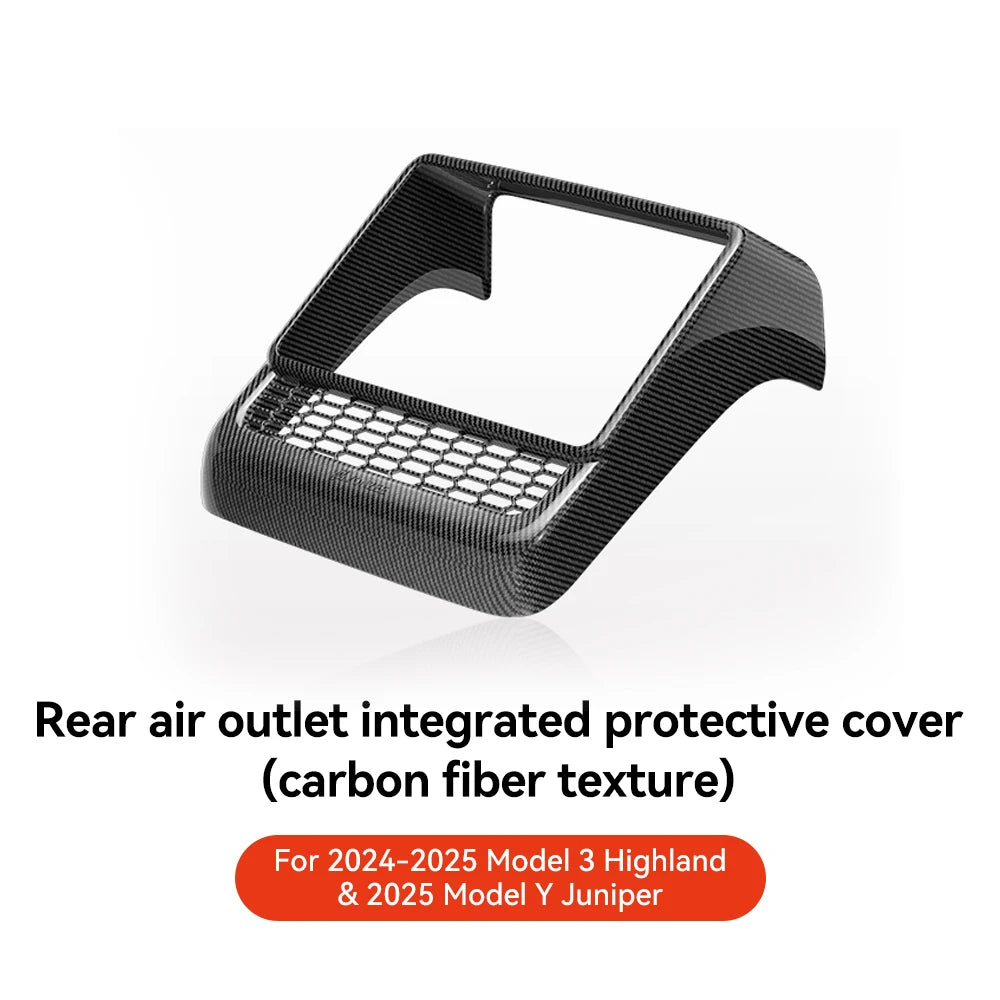 Rear Center Console Air Vent Cover Dust Shield for EV - Smarsty