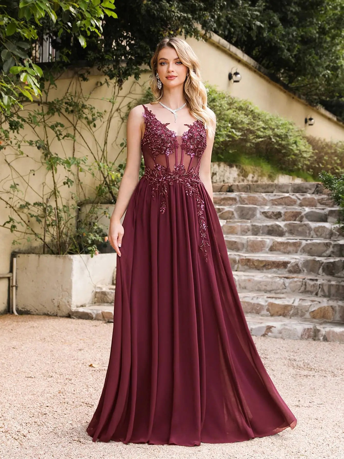 Spaghetti Straps Navy Blue A Line Evening Dresses 2025 Elegant Beaded Appliques Illusion Prom Gowns Formal Party Vestido De Gala - Smarsty