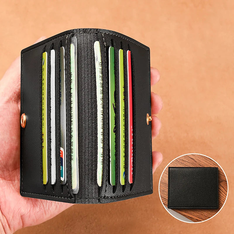 1Pc Card Bag Slim And Compact Bank ID Card Case Driver's License Wallet Simple And Anti Demagnetization Card Holder