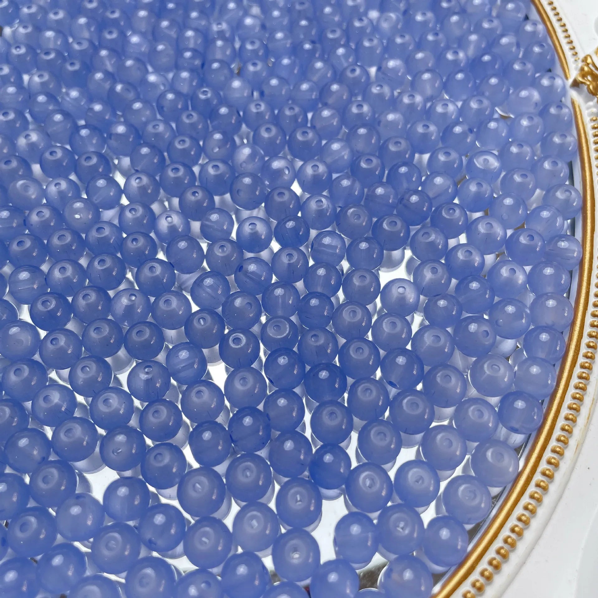 8mm Multicolor Glass Beads for Handmade Jewelry - Smarsty