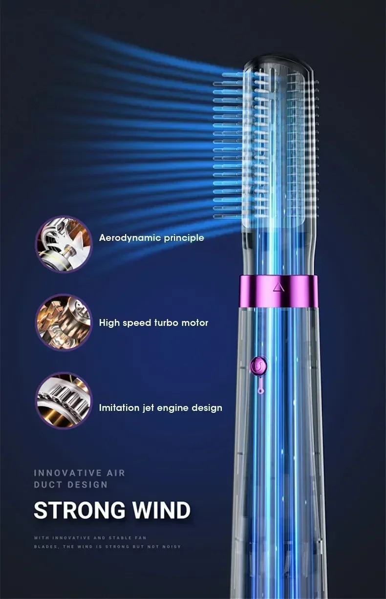 5 in 1 Electric Hair Dryer and Straightener Set - Smarsty