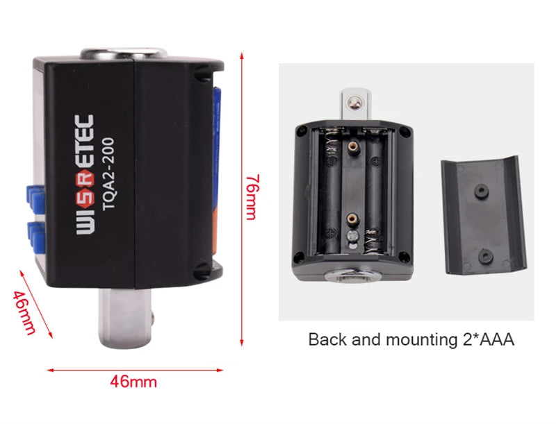 Digital Torque Meter Adjustable Professional Electronic Wrench - Smarsty