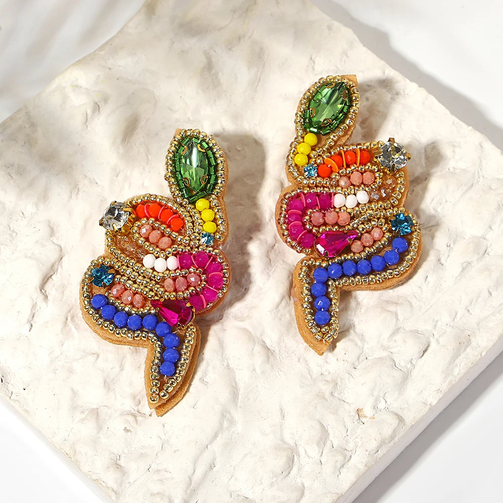 Handmade Bohemian Starfish Drop Earrings for Women - Smarsty