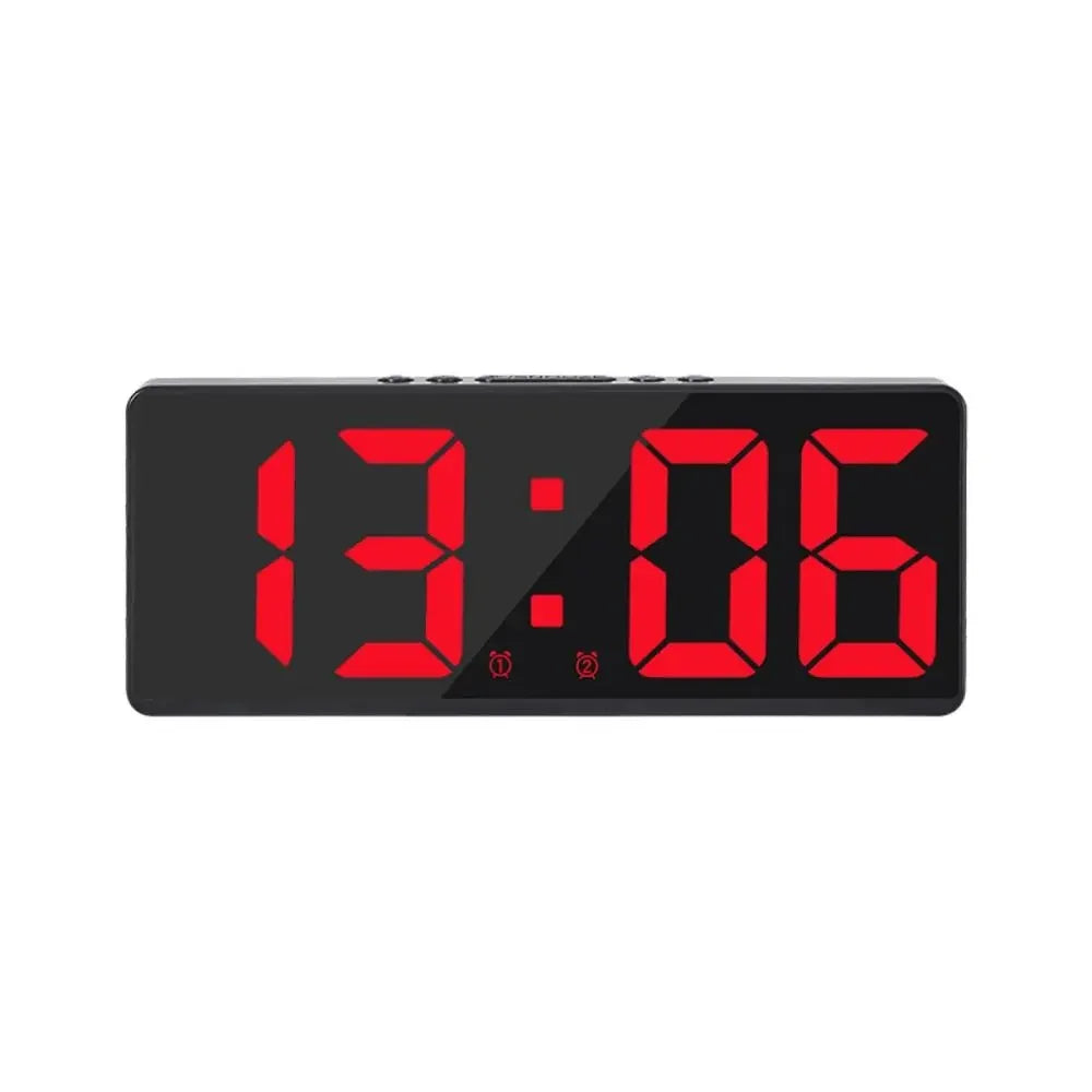 Large Number LED Alarm Clock with Color Nightlight - Smarsty