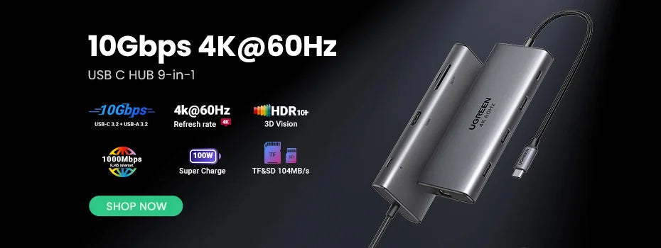 USB C Hub 4 Ports USB 3.0 UltraSlimDock For MacBook