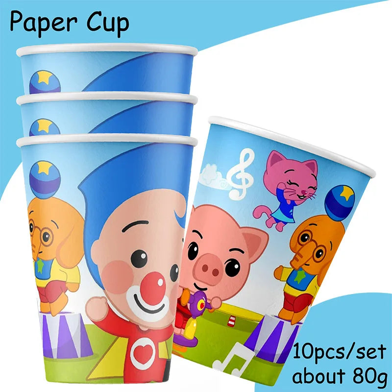 Disney Cartoon Theme Birthday Party Disposable Tableware Set - Smarsty