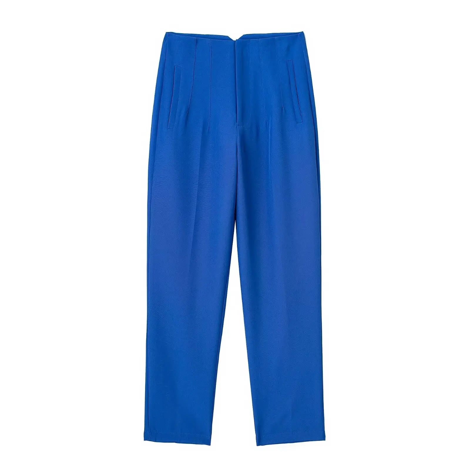 TRAFZA Women Elegant Solid Pencil Pants High Waist Pant For Women Casual Streetwear Woman Trousers Office Wear Chic Pant - Smarsty