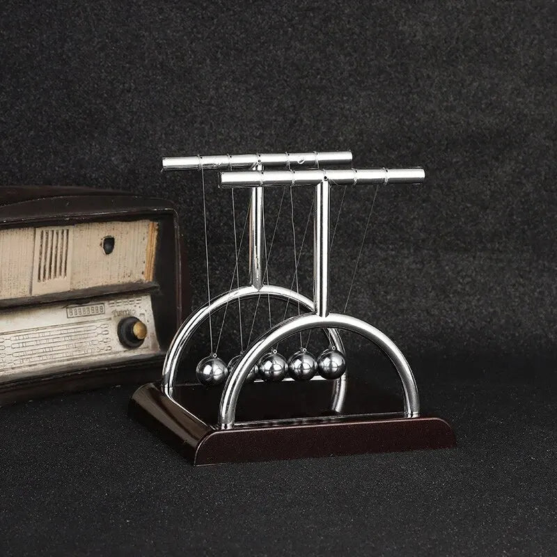 Newton's Cradle Balance Steel Ball Teaching Supplies Physics Science Pendulum Desktop Toys Stress Relief Gifts Home Decoration - Smarsty