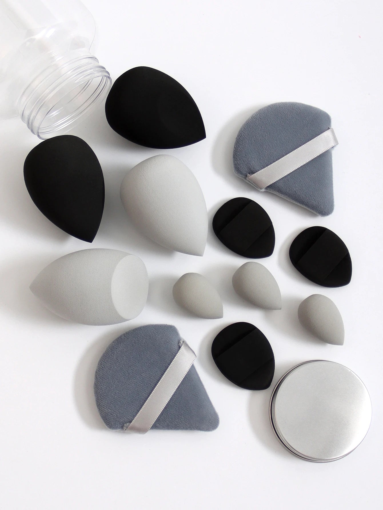 12Pcs Latex-Free Makeup Sponge Set for Flawless Application - Smarsty