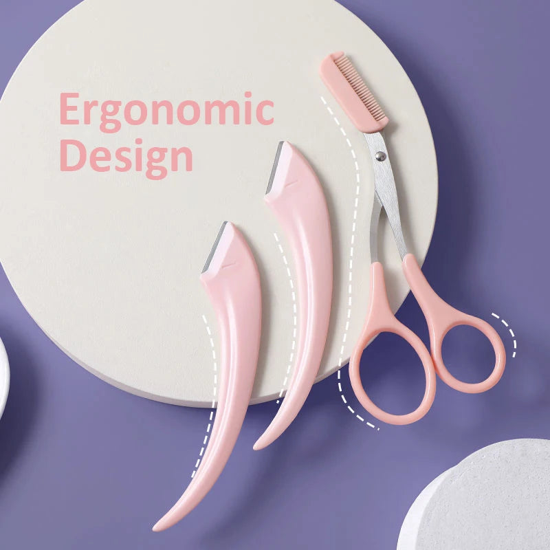 Professional Eyebrow Trimming Knife with Comb - Smarsty