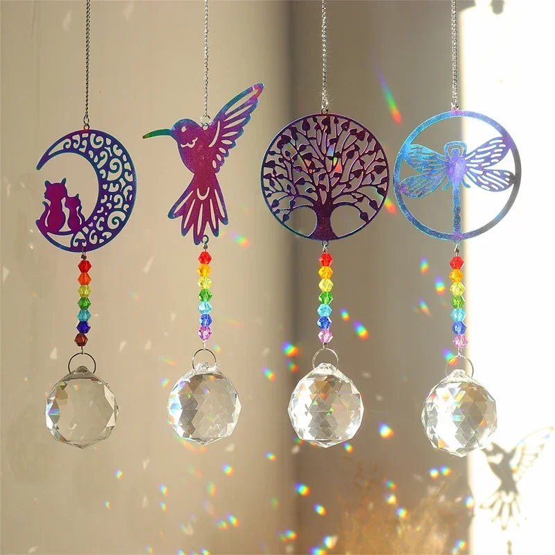 Colorful Crystal Pendant Suncatcher for Home Decoration - Smarsty