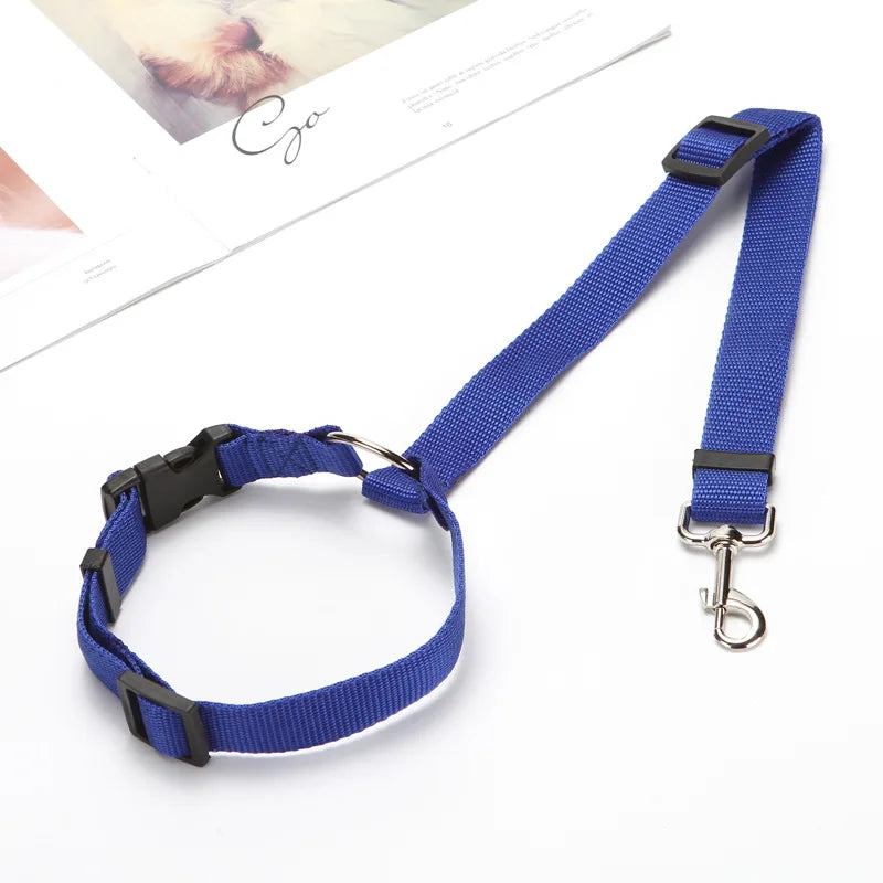 Adjustable Two-in-One Pet Car Seat Belt Harness - Smarsty
