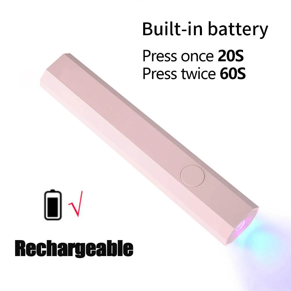 Portable Mini Nail Lamp for Quick Gel Drying - Smarsty
