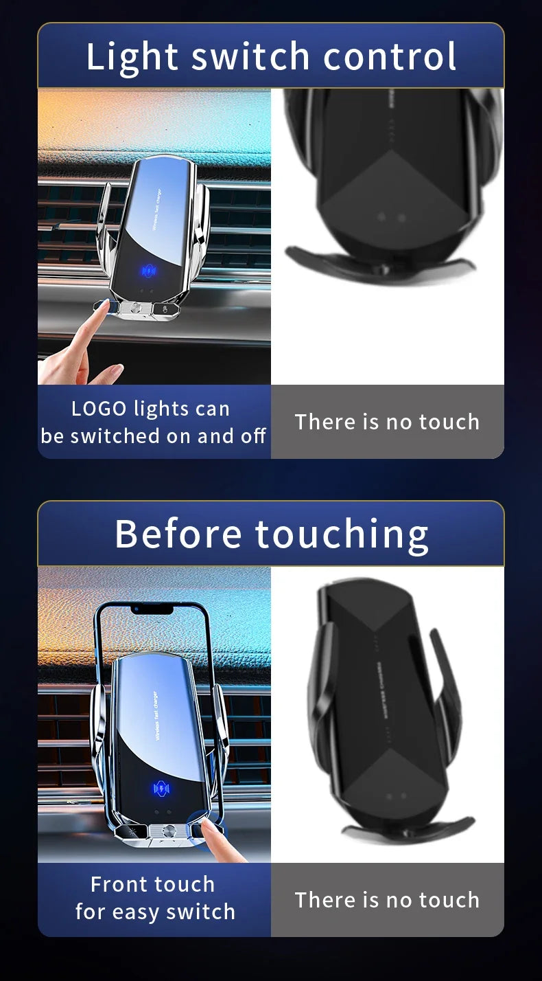 Magnetic Car Mount Wireless Charger Air Vent Holder - Smarsty