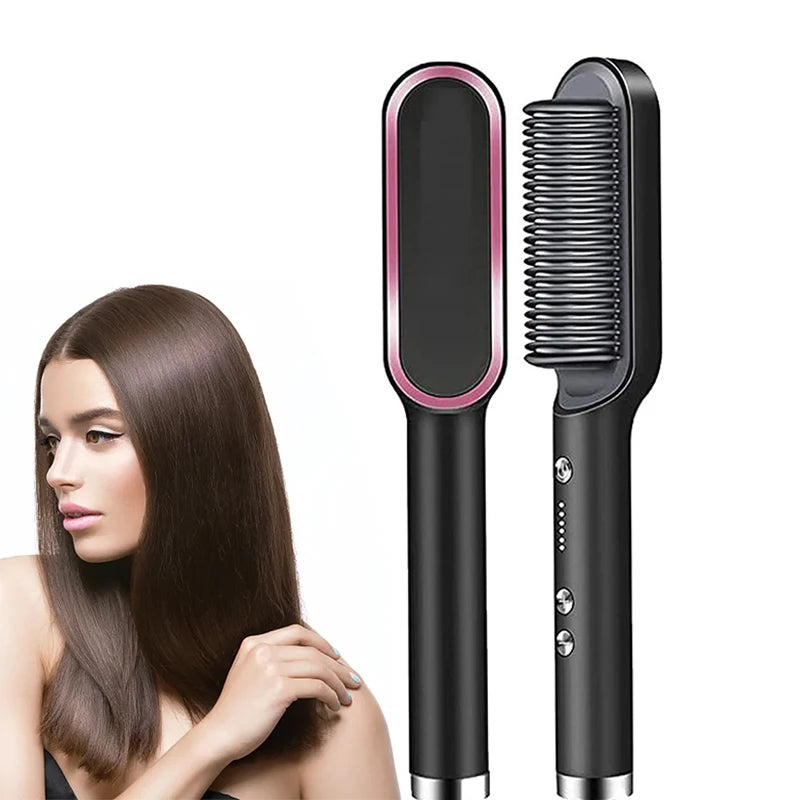 Professional Beard Straightener Comb with Anti-Scald Feature - Smarsty