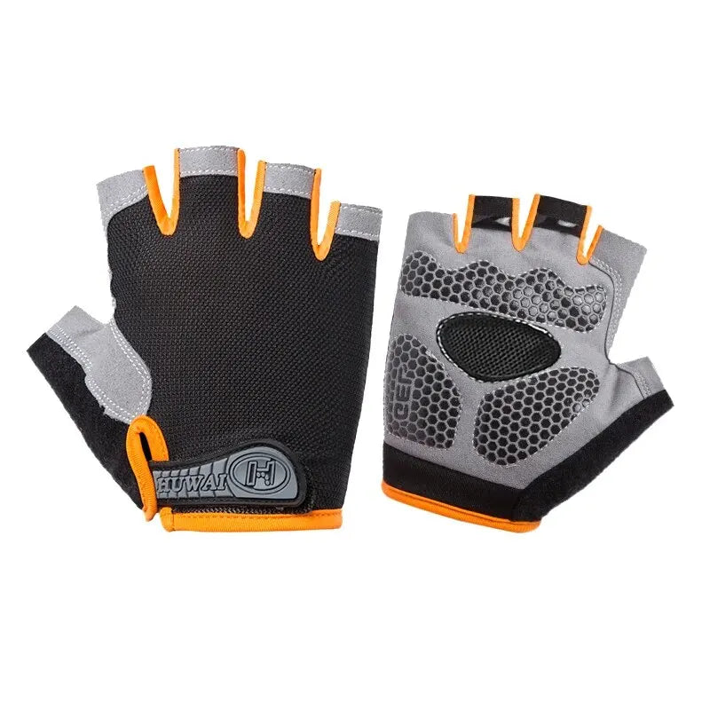 Half Finger Cycling Gloves Breathable Anti Slip for Men Women - Smarsty