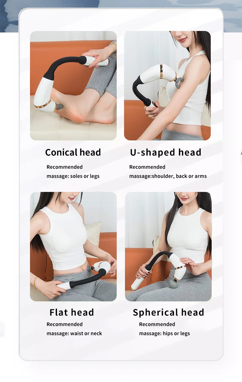 Smart Fascia Gun Electric Massager for Deep Tissue Relief - Smarsty