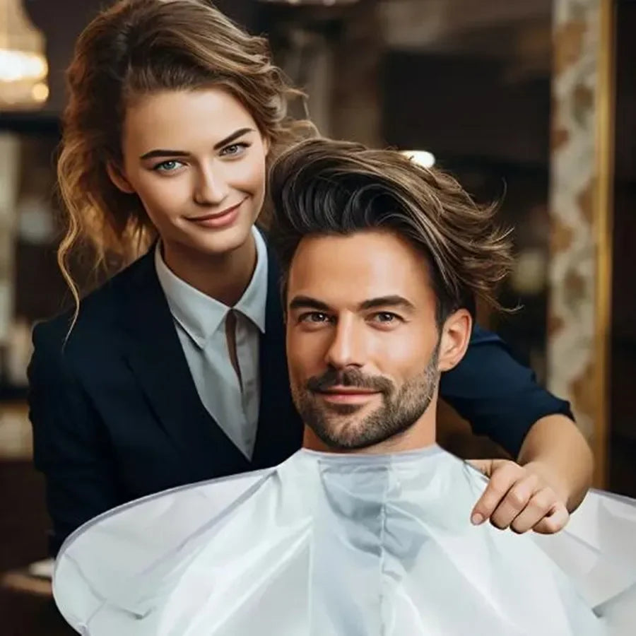 Portable Waterproof Hair Cutting Cloak Umbrella Design - Smarsty