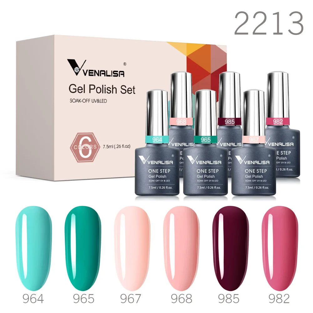 Venalisa HEMA Free Jelly Pink Nail Gel Kit - Smarsty